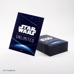Gamegenic - Star Wars: Unlimited - Art Sleeves Double Sleeving Pack - Space Blue | 4251715414040
