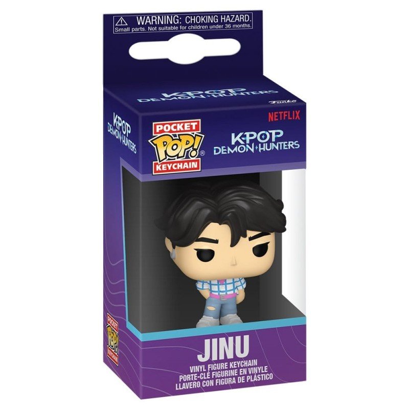 KPop Demon Hunters présentoir porte-clés Pocket POP! Jinu 4 cm (12)