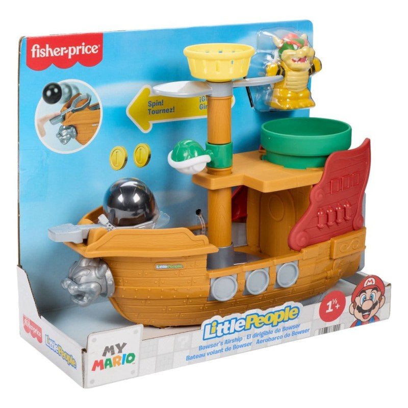 My Mario Little People playset Vaisseau de Bowser