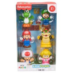 My Mario Little People Collector pack 6 minifigurines 7 cm
