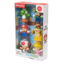 My Mario Little People Collector pack 6 minifigurines 7 cm