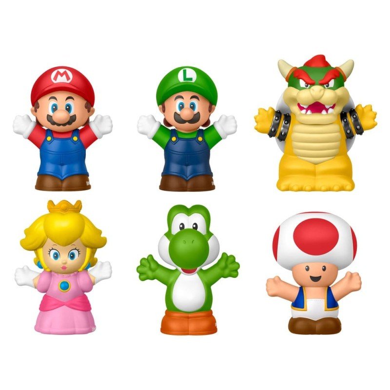 My Mario Little People Collector pack 6 minifigurines 7 cm