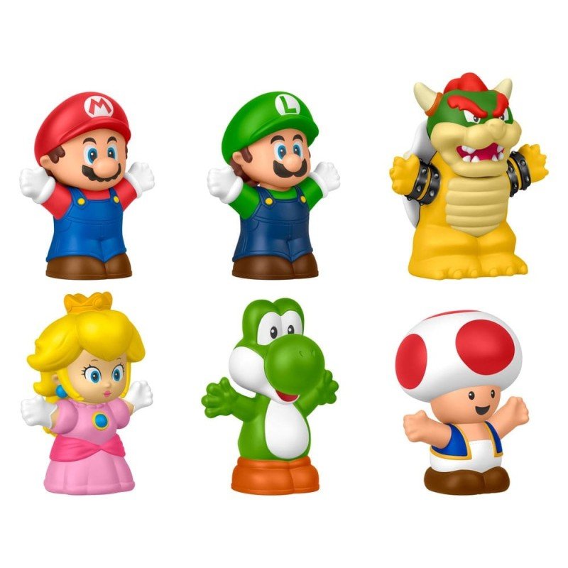 My Mario Little People Collector pack 6 minifigurines 7 cm