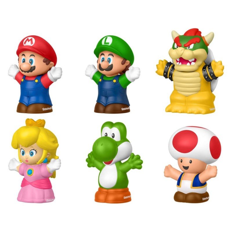 My Mario Little People Collector Mini Figure 6-Pack 7 cm