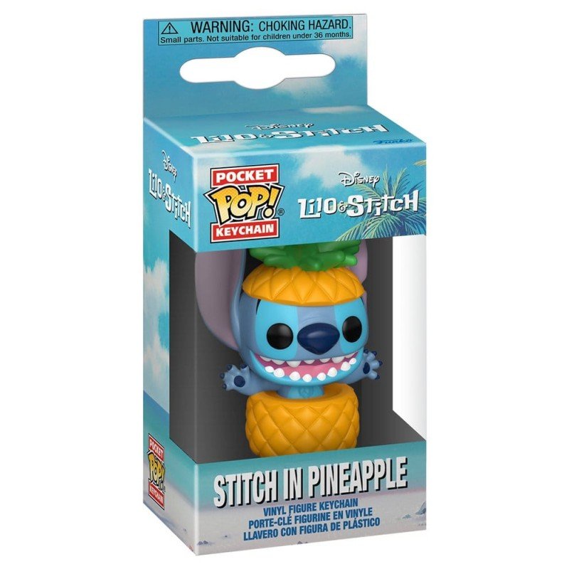 Lilo&Stitch POP! Vinyl Keychains 4 cm Stitch in pineapple Display (12)