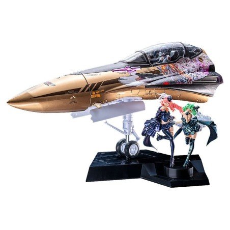 Macross Frontier maquette PLAMAX MF-98: minimum factory Fighter Nose Collection YF-29 GALAXY SET 90 cm