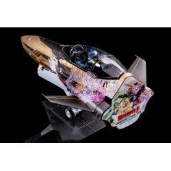 Macross Frontier maquette PLAMAX MF-98: minimum factory Fighter Nose Collection YF-29 GALAXY SET 90 cm