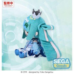 Character Vocal Series 01: Hatsune Miku peluche Fuwa Petit Hatsune Miku LAWSON 50th Anniversary Special LIVE L 30  cm 