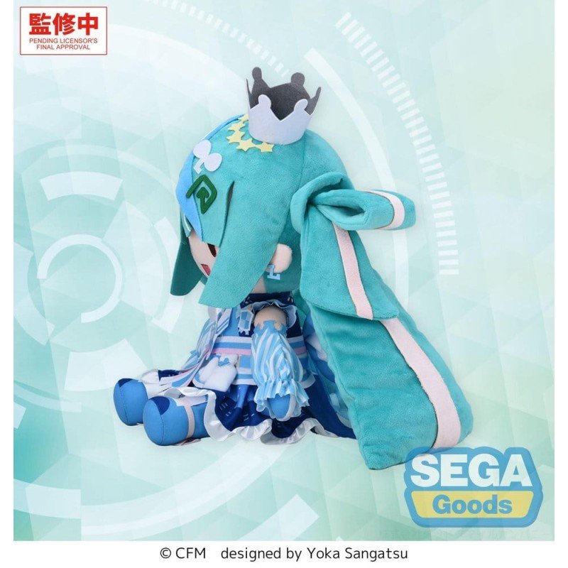 Character Vocal Series 01: Hatsune Miku peluche Fuwa Petit Hatsune Miku LAWSON 50th Anniversary Special LIVE L 30  cm 
