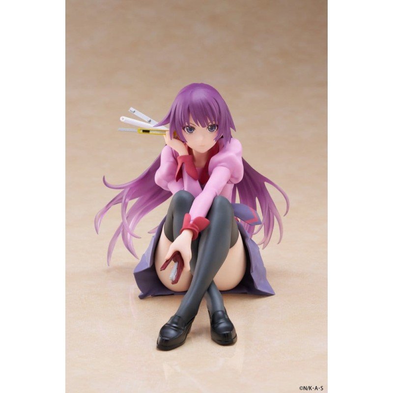 Monogatari statuette PVC Desktop Cute Figure Hitagi Senjougahara 13 cm