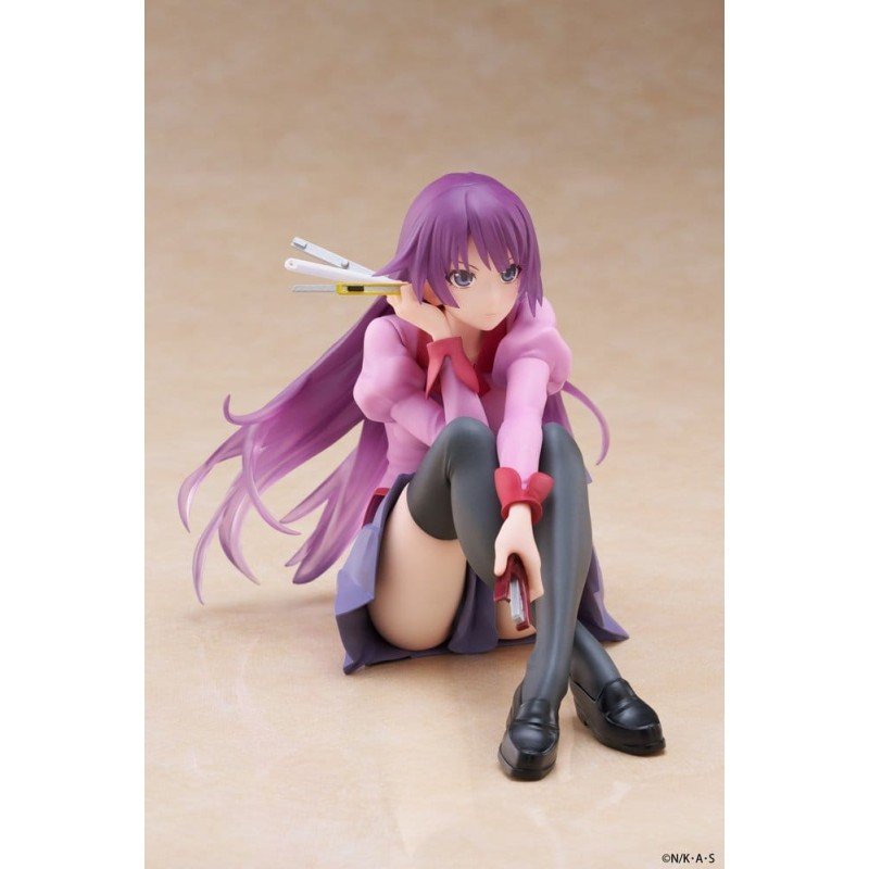Monogatari statuette PVC Desktop Cute Figure Hitagi Senjougahara 13 cm