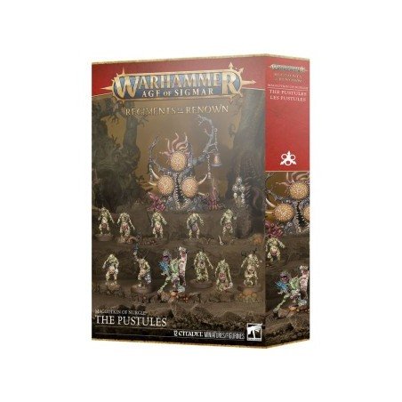 Warhammer Age Of Sigmar - Maggotkin Of Nurgle: Renowned Regiment - The Pustules