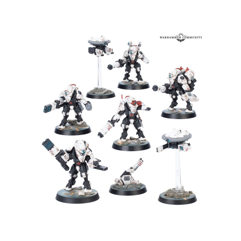 Warhammer 40,000 - Kill Team : XV26 Stealth Battlesuits - Stealth Suit Infiltrators Of The T'Au Empire