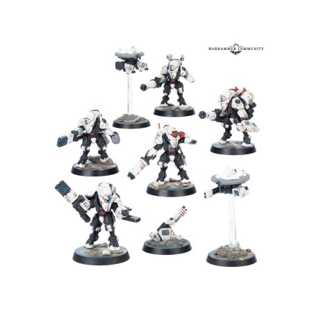 Warhammer 40.000 - Kill Team: XV26 Stealth Battlesuits - Stealth Suit Infiltrators Van Het T'Au Rijk