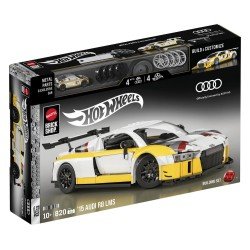 Hot Wheels Elite Mattel Brick Shop Building Set 1/16 '15 Audi R8 LMS