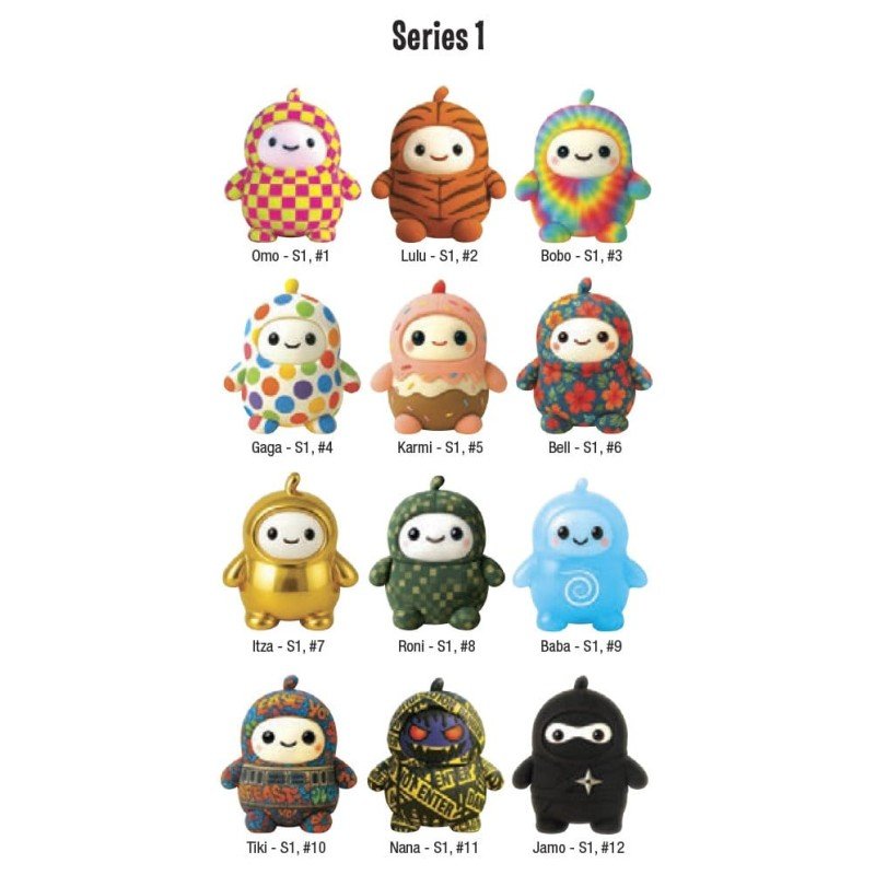 LamaTama Electronic Collectible Figures 6 cm Series 1 heo Exclusive Blind Box Display (26)