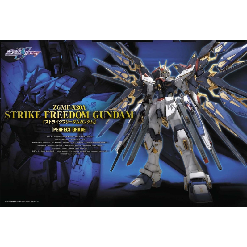 Gundam - Model Kit PG (Perfect Grade) 1/60 - ZGMF-X20A Strike Freedom Gundam