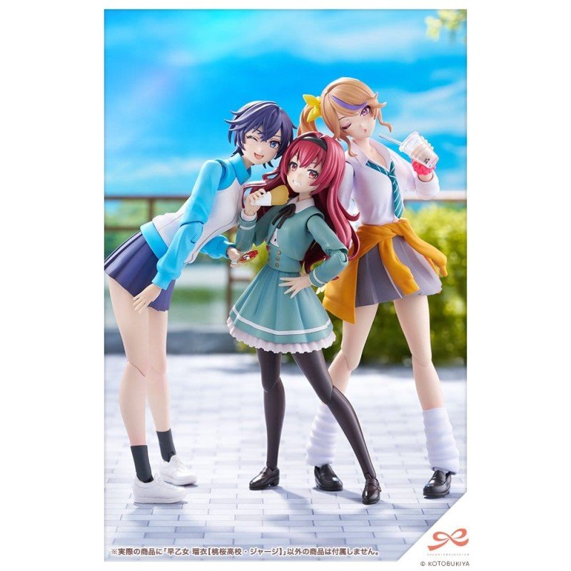 Sousai Shojo Teien Plastic Model Kit 1/10 Rui Saotome Touhou High School Tracksuit 16 cm