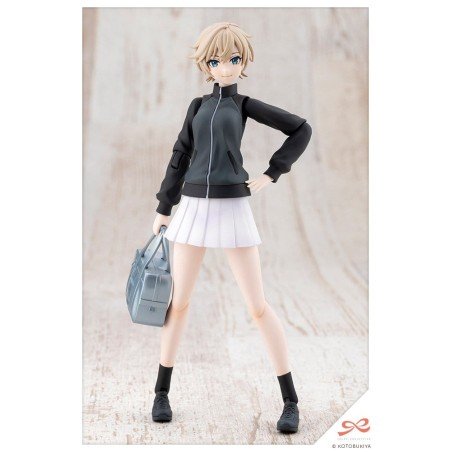 Sousai Shojo Teien figurine Plastic Model Kit 1/10 Rui Saotome Touhou High School Tracksuit Dreaming Style Midnight Onyx 16 cm