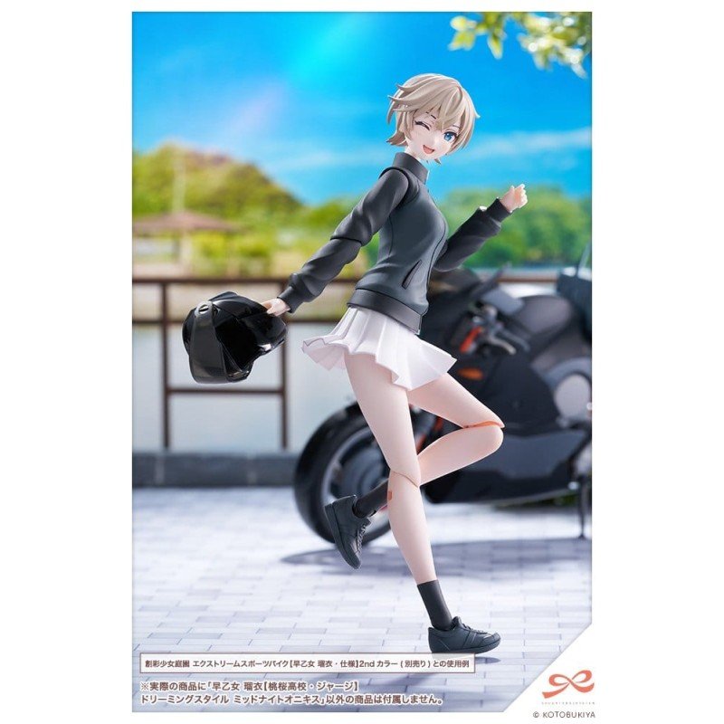 Sousai Shojo Teien figurine Plastic Model Kit 1/10 Rui Saotome Touhou High School Tracksuit Dreaming Style Midnight Onyx 16 cm