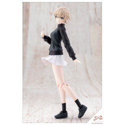 Sousai Shojo Teien Plastic Model Kit 1/10 Rui Saotome Touhou High School Tracksuit Dreaming Style Midnight Onyx 16 cm