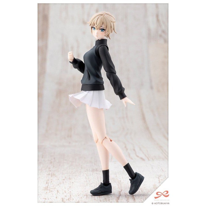 Sousai Shojo Teien figurine Plastic Model Kit 1/10 Rui Saotome Touhou High School Tracksuit Dreaming Style Midnight Onyx 16 cm