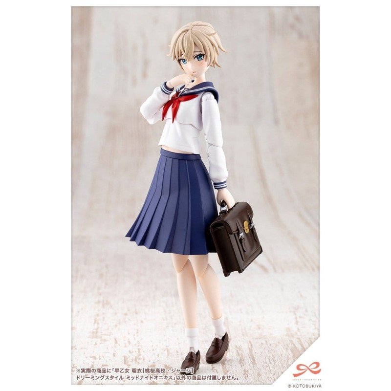 Sousai Shojo Teien Plastic Model Kit 1/10 Rui Saotome Touhou High School Tracksuit Dreaming Style Midnight Onyx 16 cm