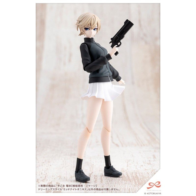 Sousai Shojo Teien Plastic Model Kit 1/10 Rui Saotome Touhou High School Tracksuit Dreaming Style Midnight Onyx 16 cm