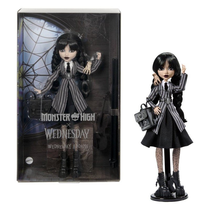 Monster High x Wednesday Poupée Wednesday Addams