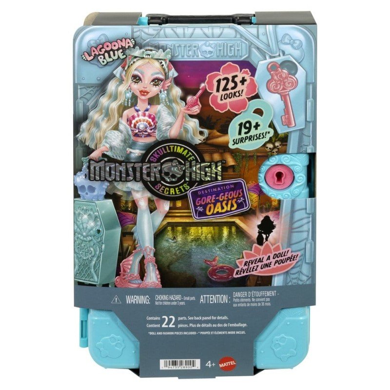 Monster High Skulltimate Secrets poupée Destination: Gore-geous Oasis - Lagoona Blue