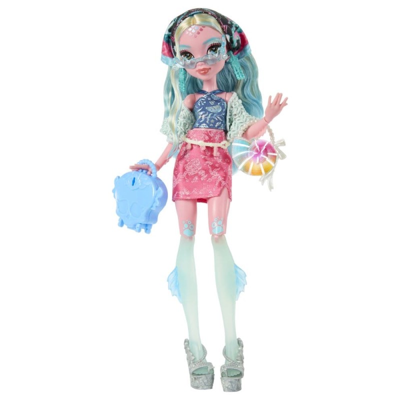 Monster High Skulltimate Secrets poupée Destination: Gore-geous Oasis - Lagoona Blue