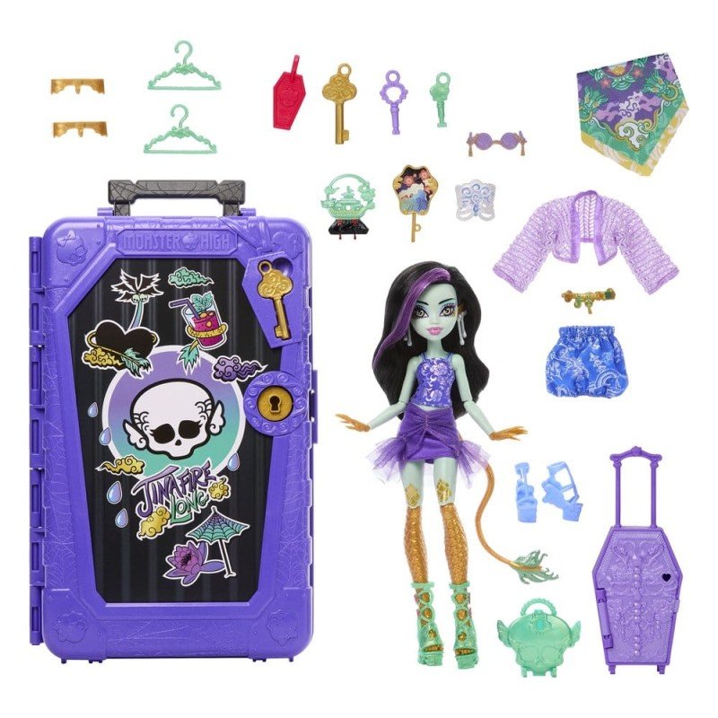 Monster High Skulltimate Secrets poupée Destination: Gore-geous Oasis - Jinafire Long