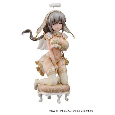 Uzaki-chan Wants to Hang Out! statuette PVC 1/7 Tsuki Uzaki Angel Ver. 19 cm