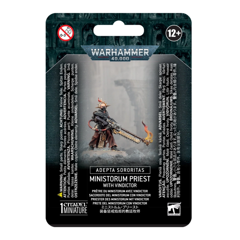 Warhammer 40,000 - Adepta Sororitas : Ministorum Priest With Vindictor