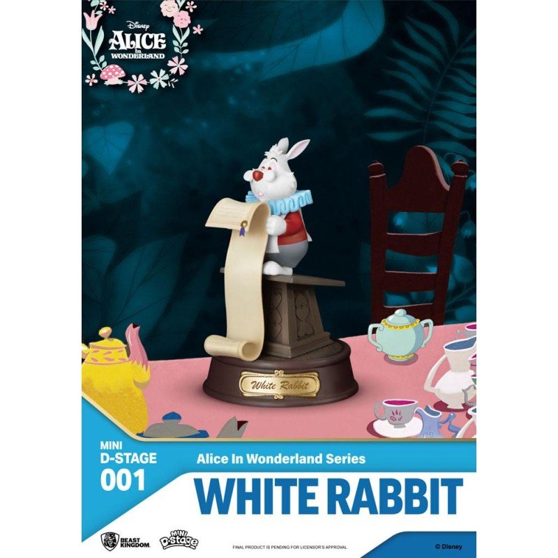 Alice au pays des merveilles pack 6 statuettes Mini Diorama Stage 10 cm