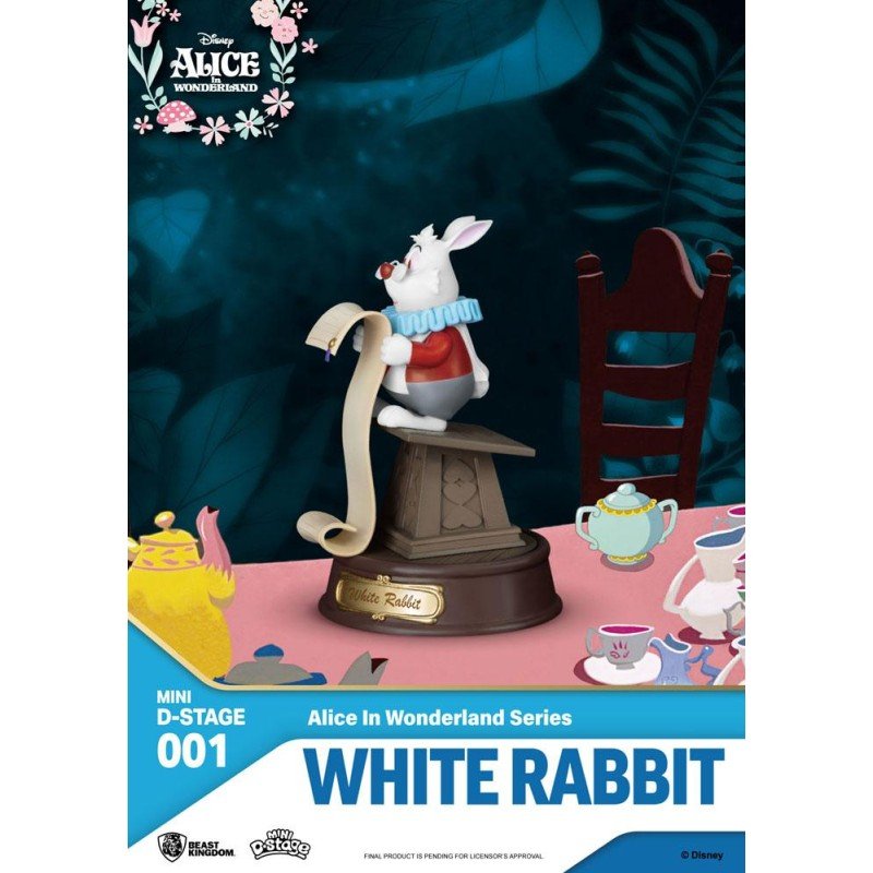 Alice au pays des merveilles pack 6 statuettes Mini Diorama Stage 10 cm