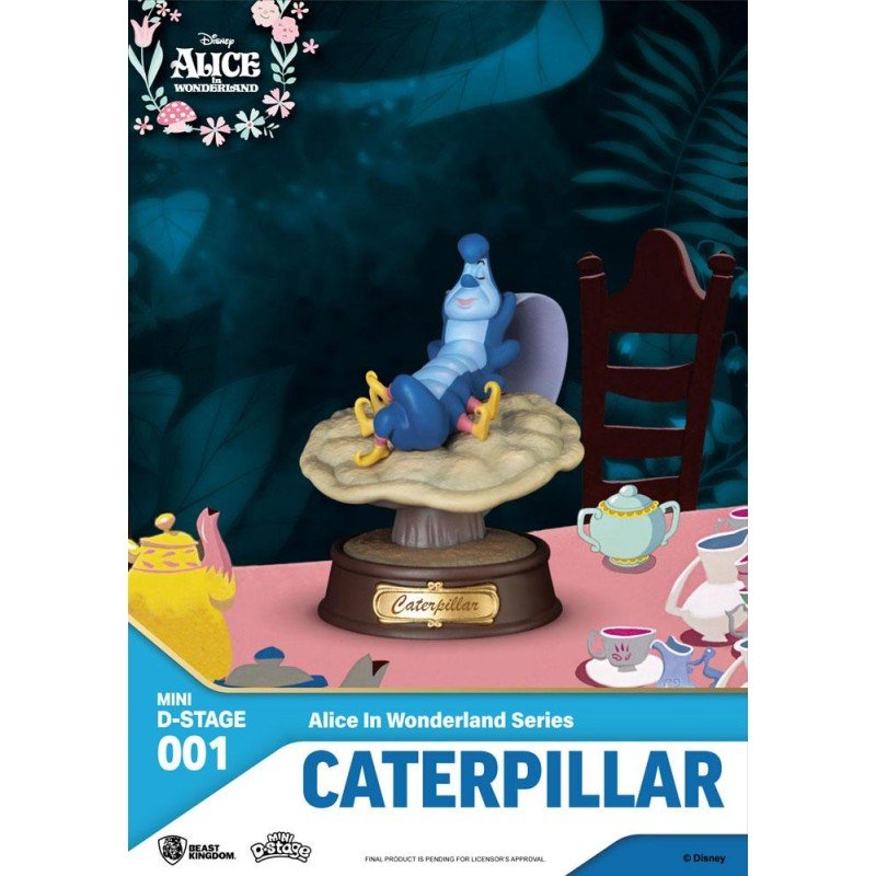 Alice au pays des merveilles pack 6 statuettes Mini Diorama Stage 10 cm