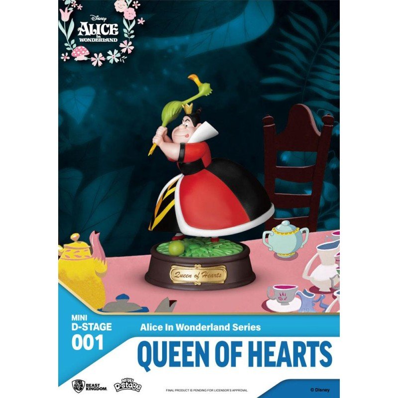 Alice in Wonderland Mini Diorama Stage Statues 6-pack 10 cm