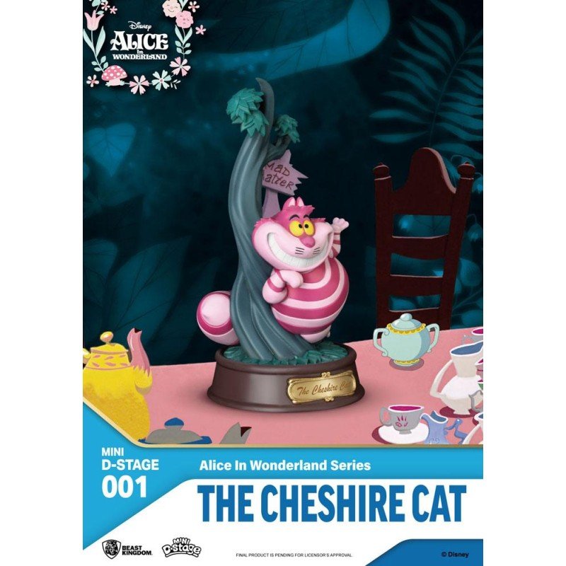 Alice au pays des merveilles pack 6 statuettes Mini Diorama Stage 10 cm