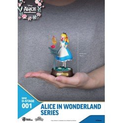 Alice in Wonderland Mini Diorama Stage Statues 6-pack 10 cm