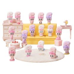 Esther Bunny Blind Box présentoir mini-figurines Little Vlog Bunny Face Series 6 cm (6)