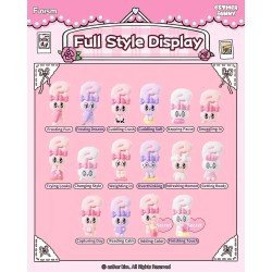 Esther Bunny Blind Box présentoir mini-figurines Little Vlog Bunny Face Series 6 cm (6)