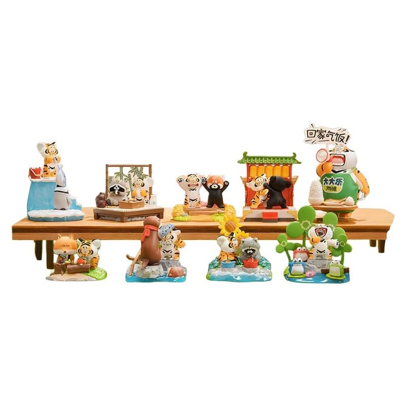 Alexander The Fat TigerBlind Box présentoir mini-figurines Little Tiger and his companions (8)