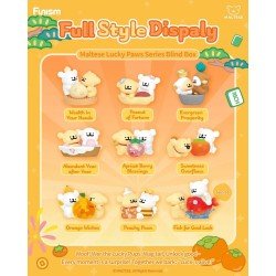 Maltese Blind Box Mini Figures Lucky Paws Series Display (8)