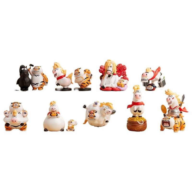 Alexander The Fat TigerBlind Box Mini Figures The Real Crazy Horse Display (8)