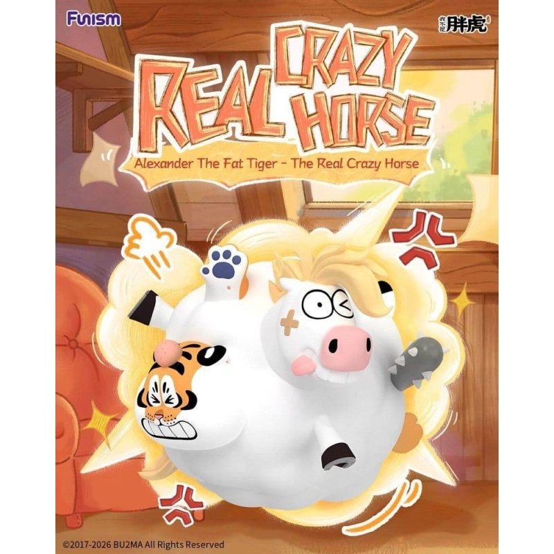Alexander The Fat TigerBlind Box Mini Figures The Real Crazy Horse Display (8)