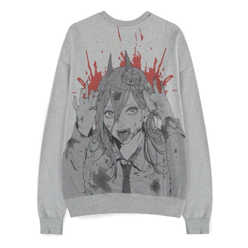 Chainsaw Man Sweater Power Grey Melange (XXL)