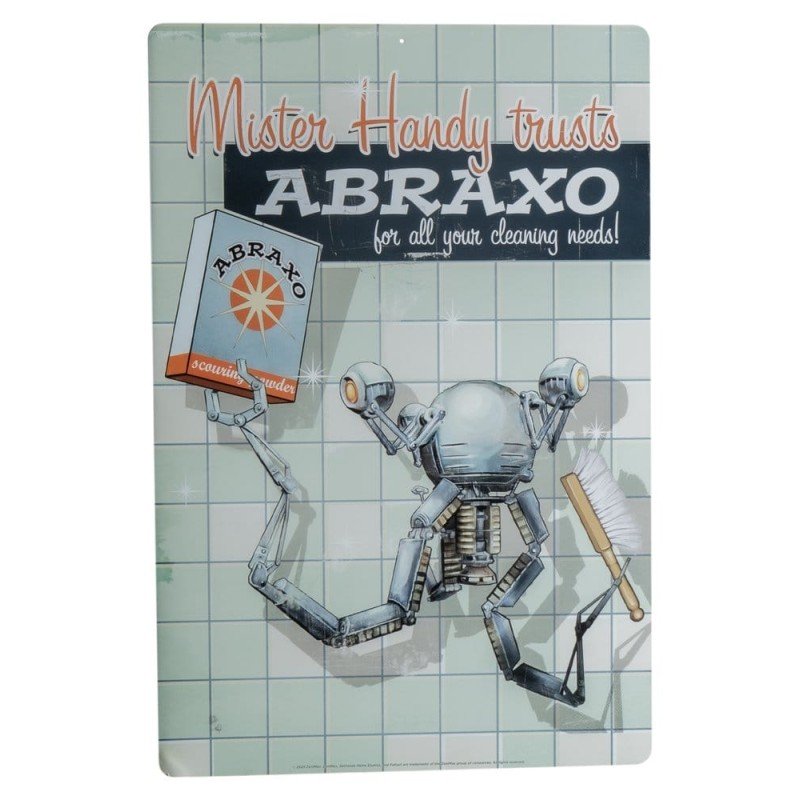 Fallout panneau métal Mr. Handy
