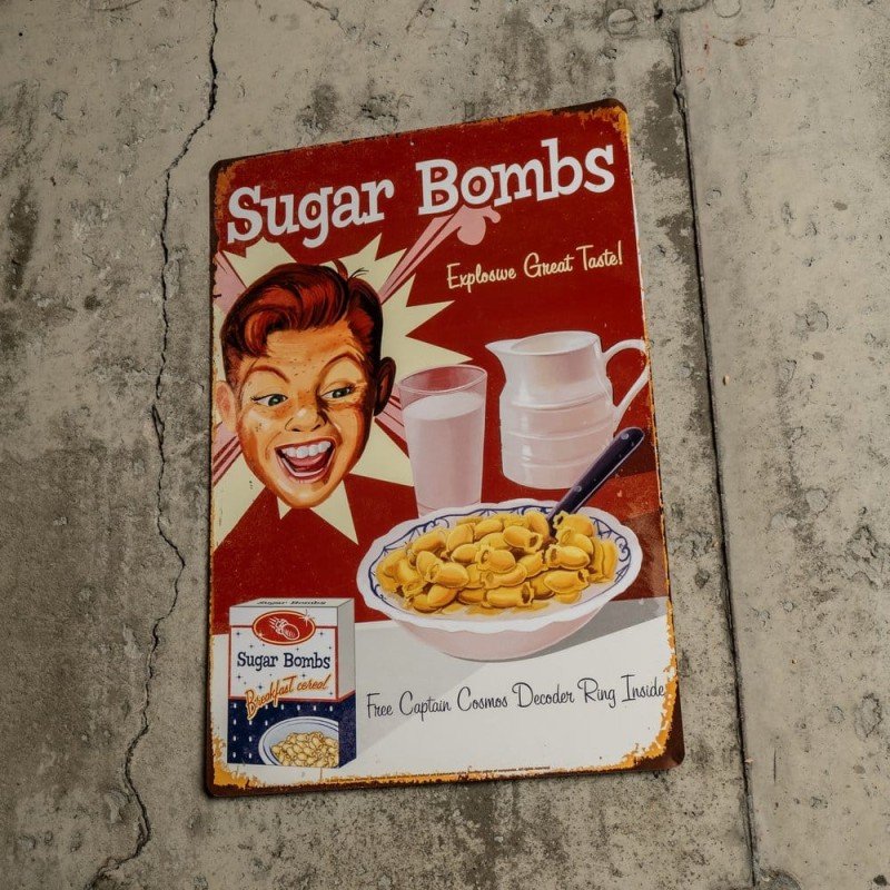 Fallout panneau métal Sugar Bombs