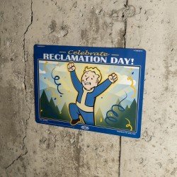 Fallout panneau métal Reclamation Day